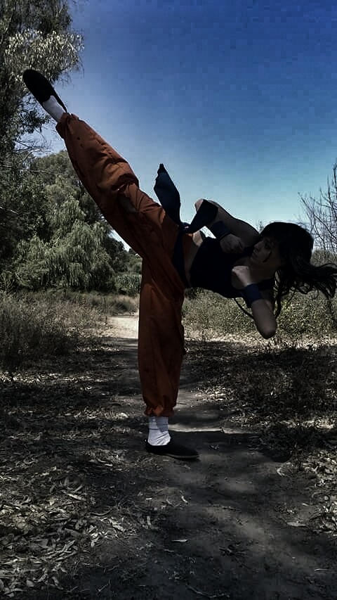 Goku kick by TaiSuperSaiyan on DeviantArt