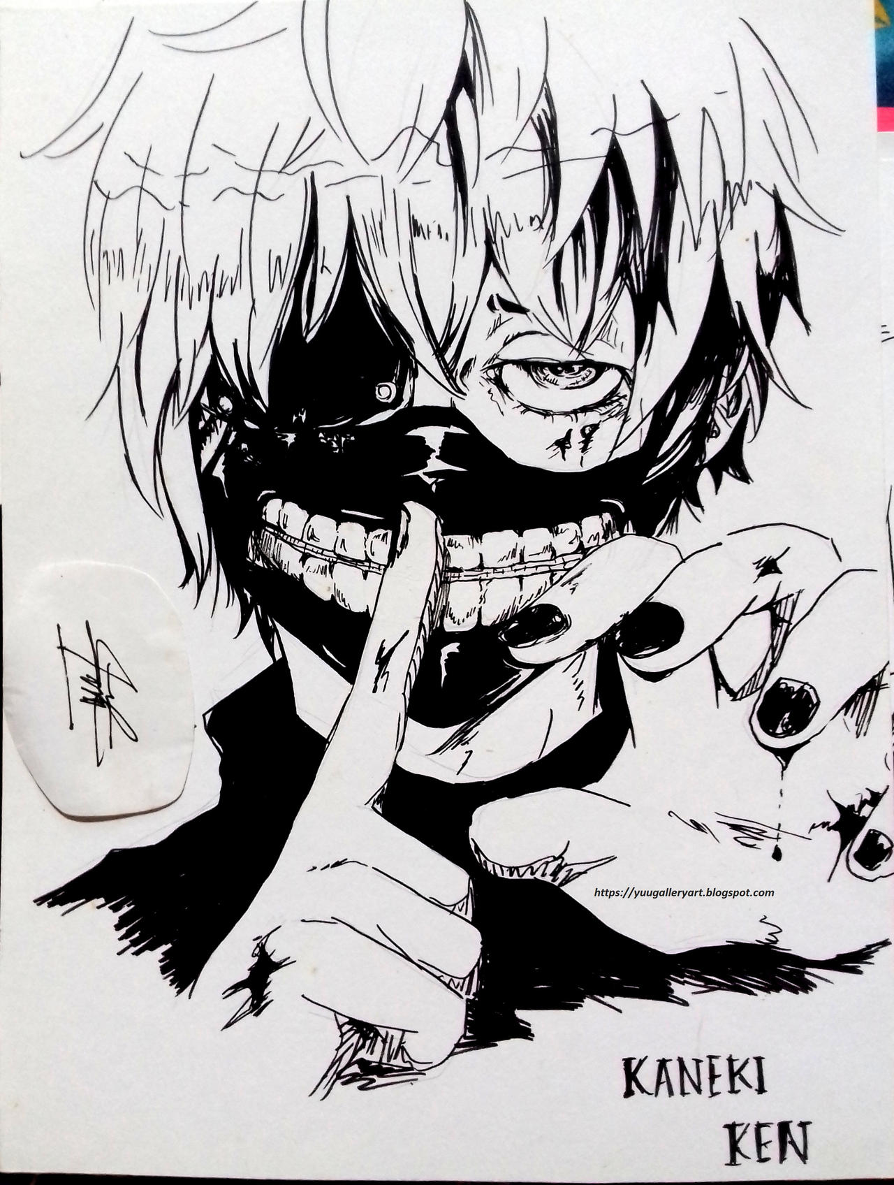 Anime Drawing - Tokyo Ghoul by YuLicht on DeviantArt Anime Drawing - Tokyo Ghoul by YuLicht on DeviantArt