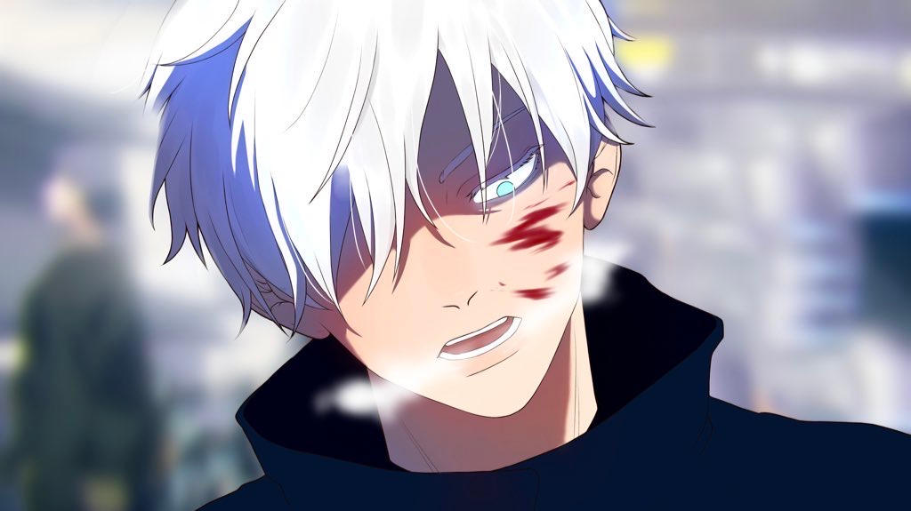 Feral gojo in my style by xioterep on DeviantArt