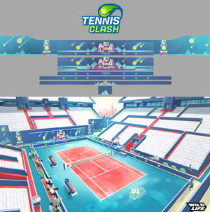 Tennis Clash - Concept Art