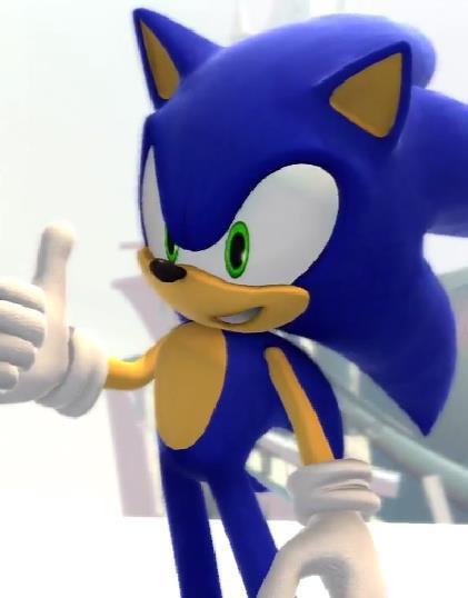 Heeh! Thumbs up Sonic