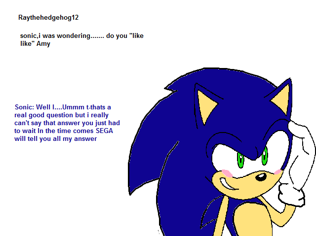 Ask Sonic: Questions 2