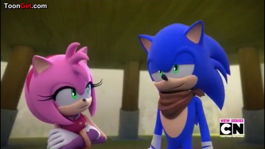 Sonic and Amy- Sonic Boom