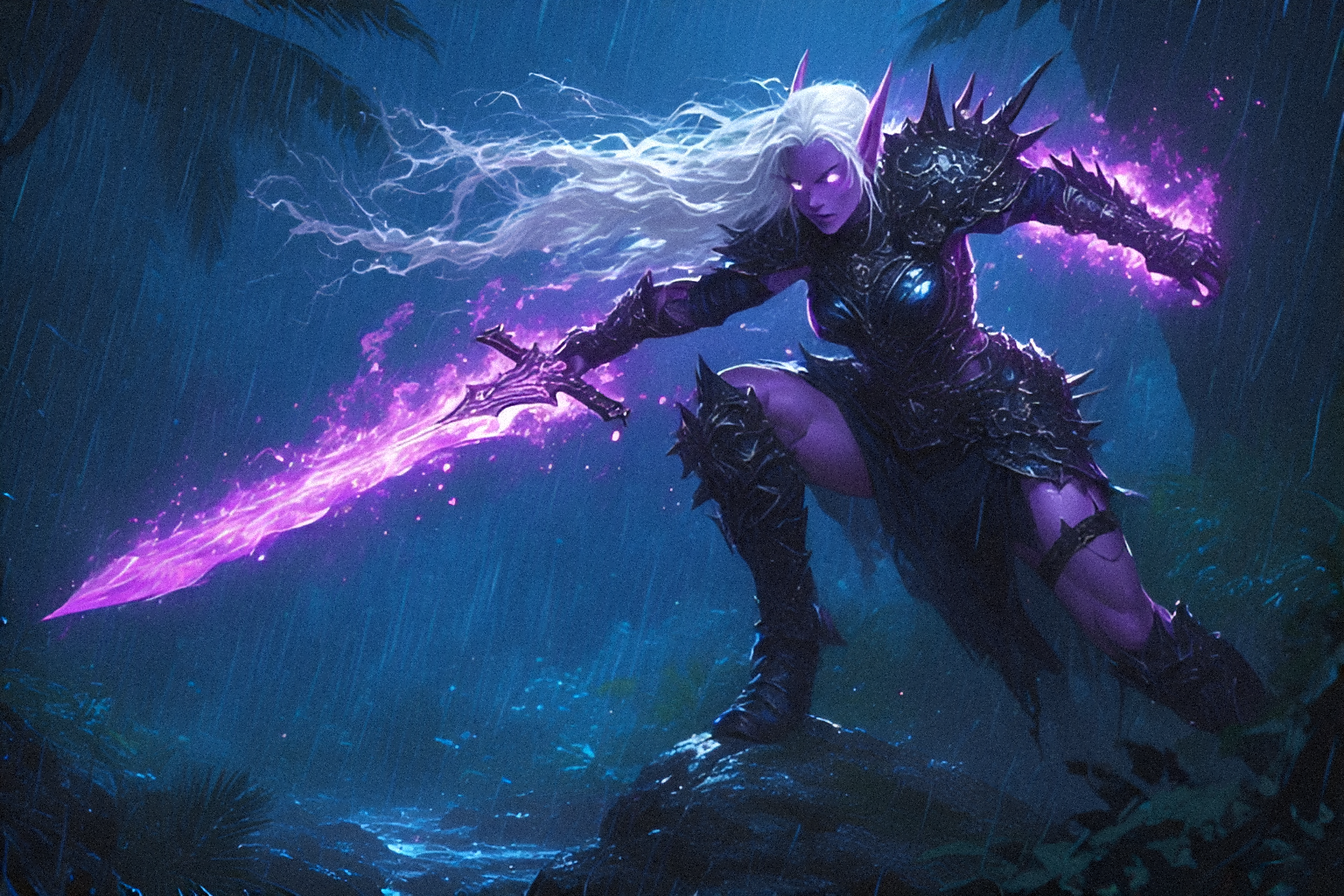 Spellblade Deviantart Nightborne Spellblade. by ZulAmar on DeviantArt