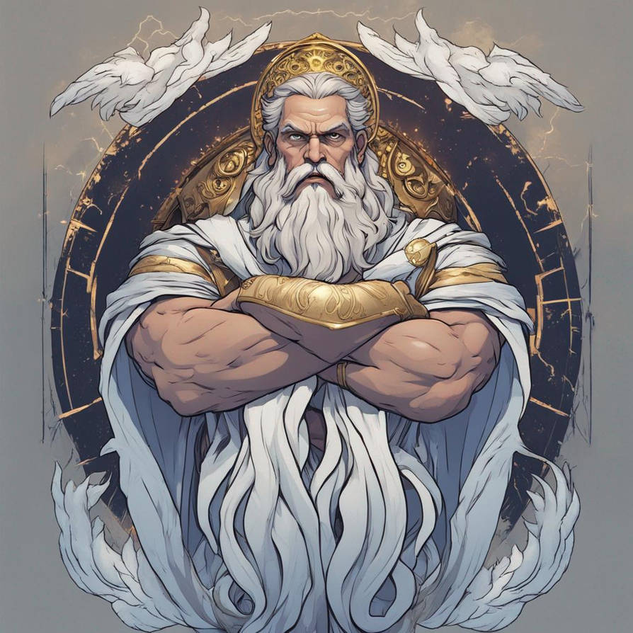 God Creator Ruler Zeus the god of the sky, ruler of Olympus by treloleipsano on DeviantArt