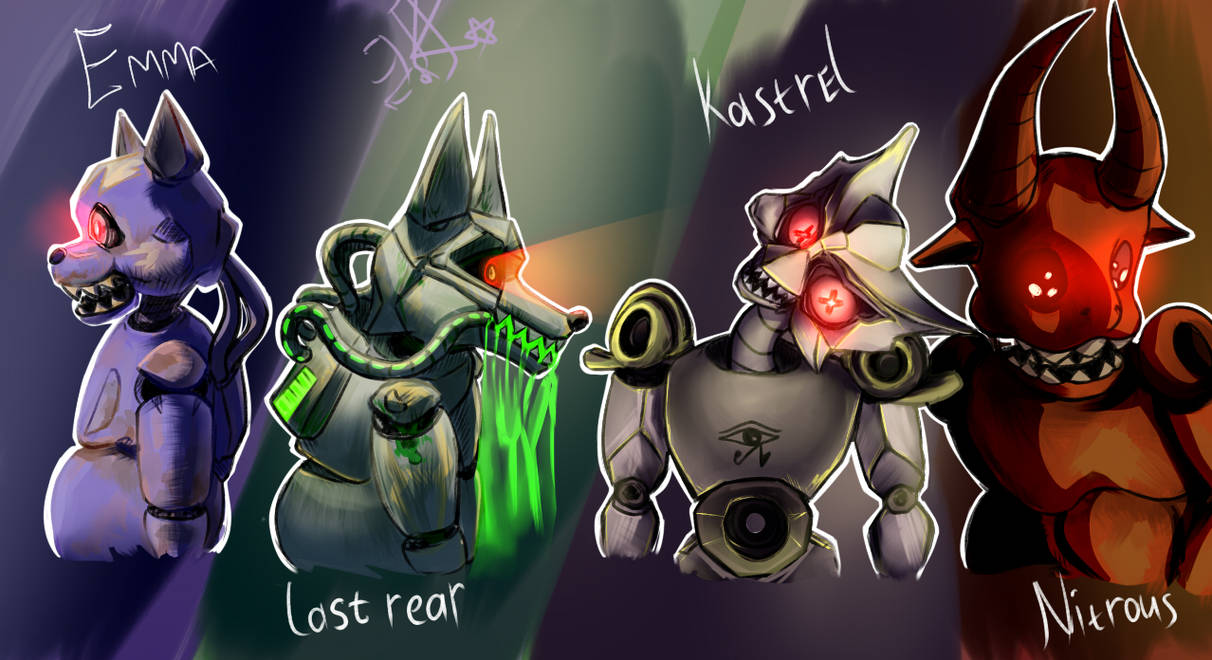 Inner Animatronics animatronics by EmmaOneshko on DeviantArt