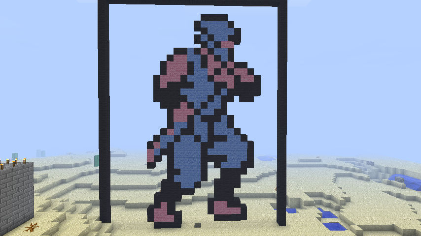 Minecraft - Ryu by Flaxington on DeviantArt