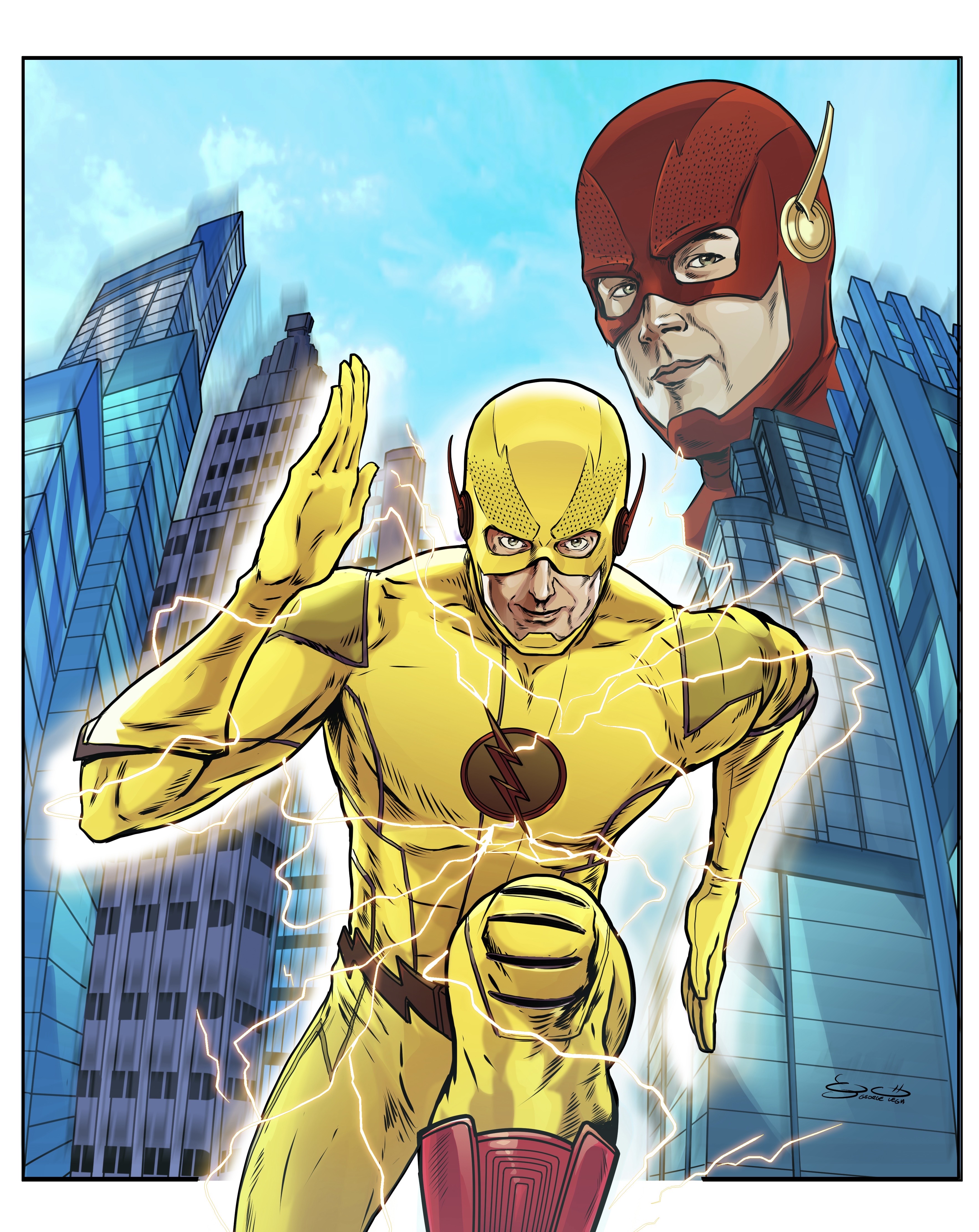 Flash X Reverse Flash Team Up Reverse Flash artwork by shaotemp on DeviantArt
