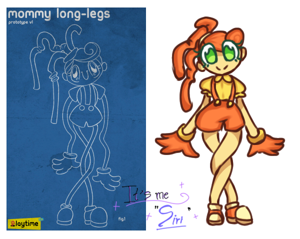 Anki on X: my take on mommy long legs redesign (later i do a big