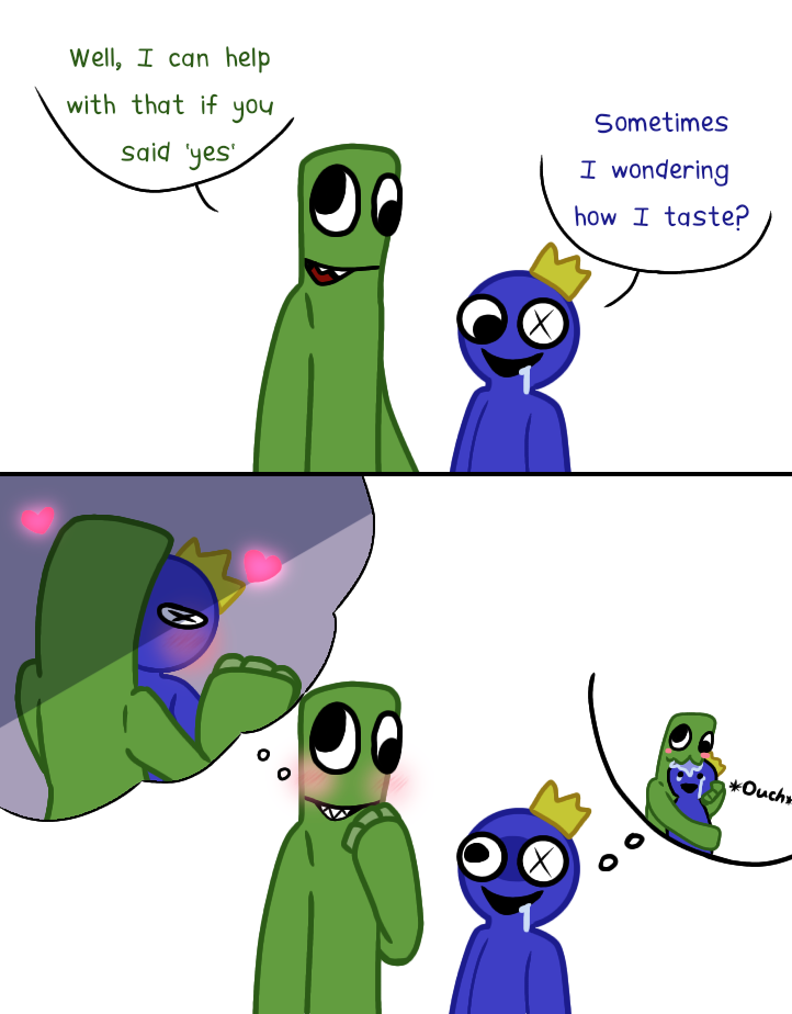 Image tagged in gifs,green rainbow friends fanart - Imgflip