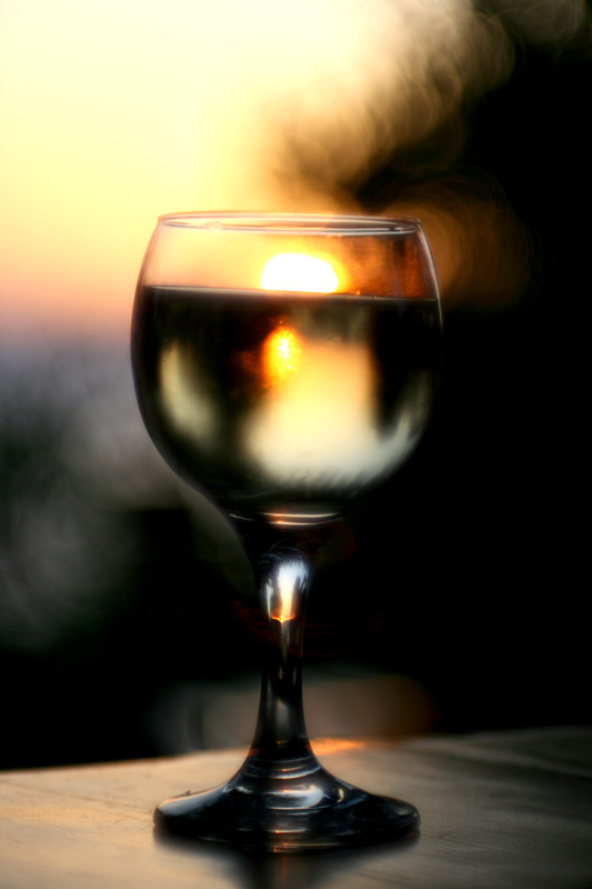 wine-sunset