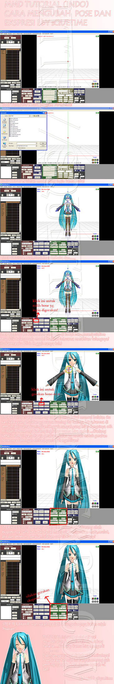 MMD TUTORIAL:CARA MENGUBAH POSE DAN EKSPRESI by Squetime on DeviantArt