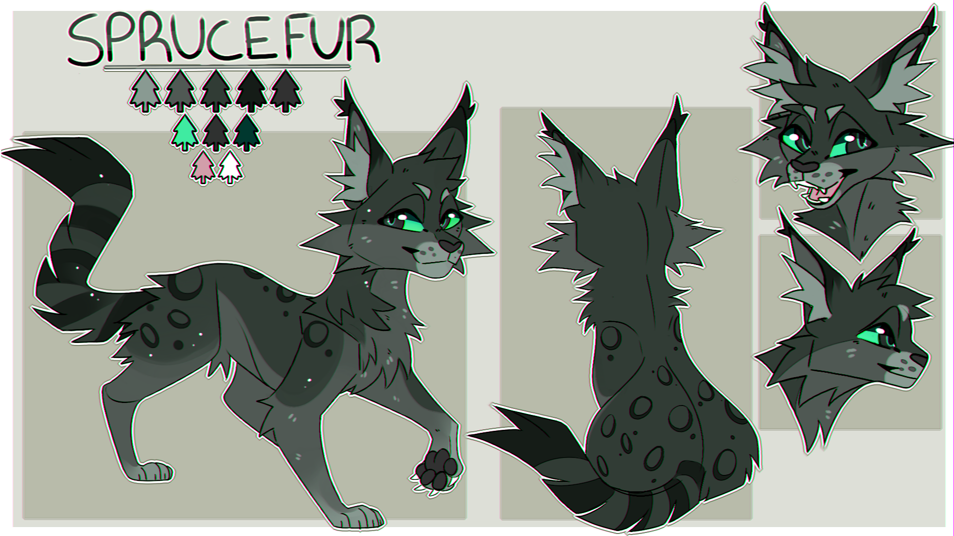 Sprucefur Reference Sheet (Commission)