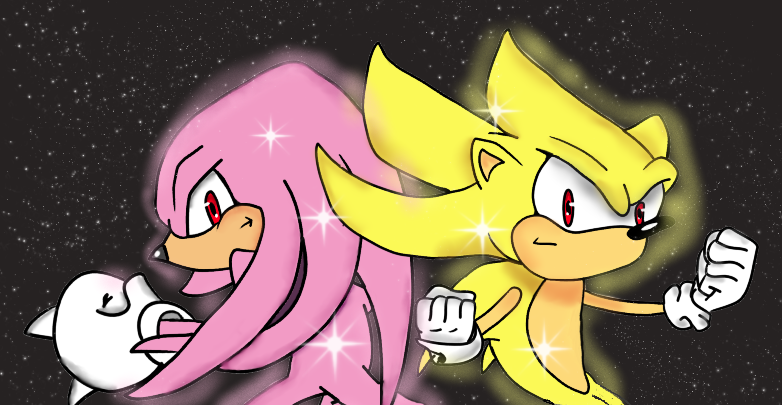 Bare Super Sonic turn Hyper GIF by hker021 on DeviantArt