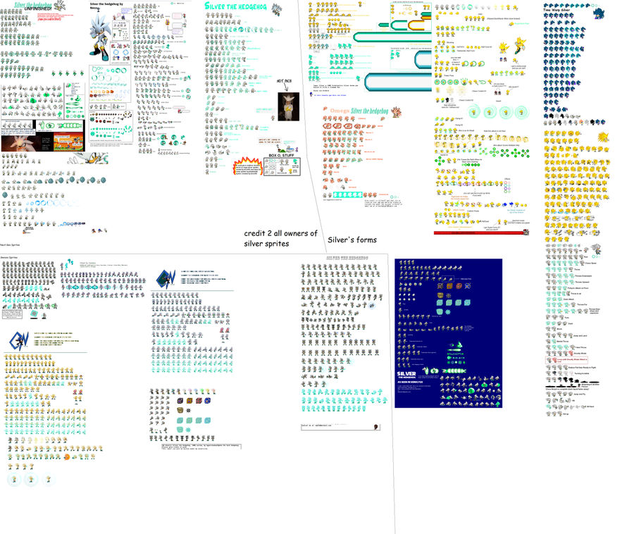 a huge silver spritesheet