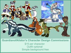 Character Design Commissions