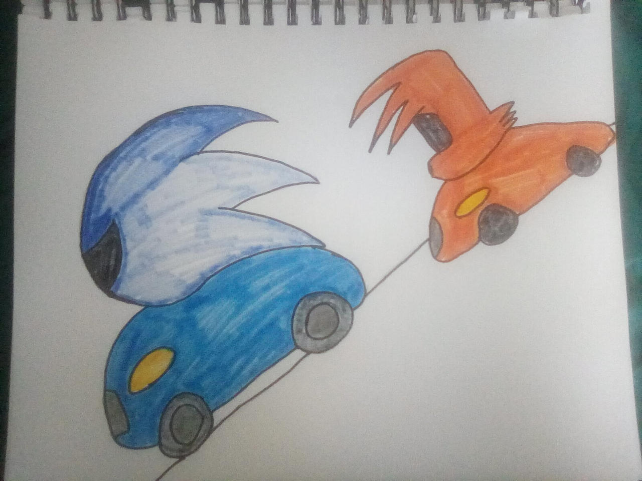 Sonic and rails racing by bigsmash on DeviantArt