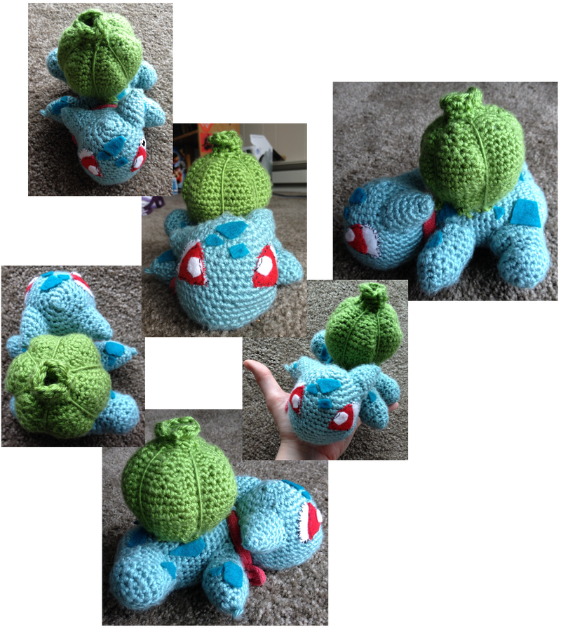 Bulbasaur crochet by Leafquill