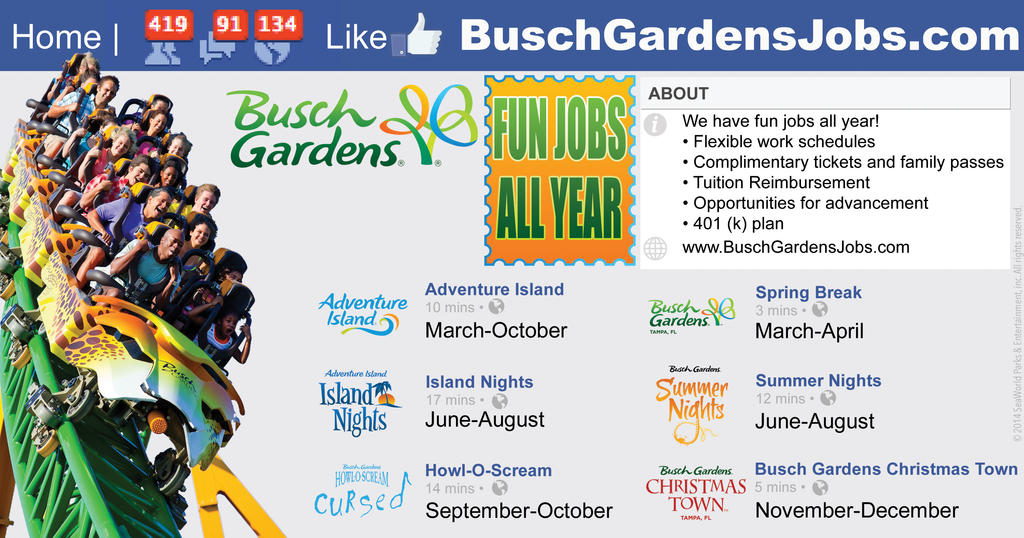 Busch Gardens Half Page Ad By Ccstulen On Deviantart