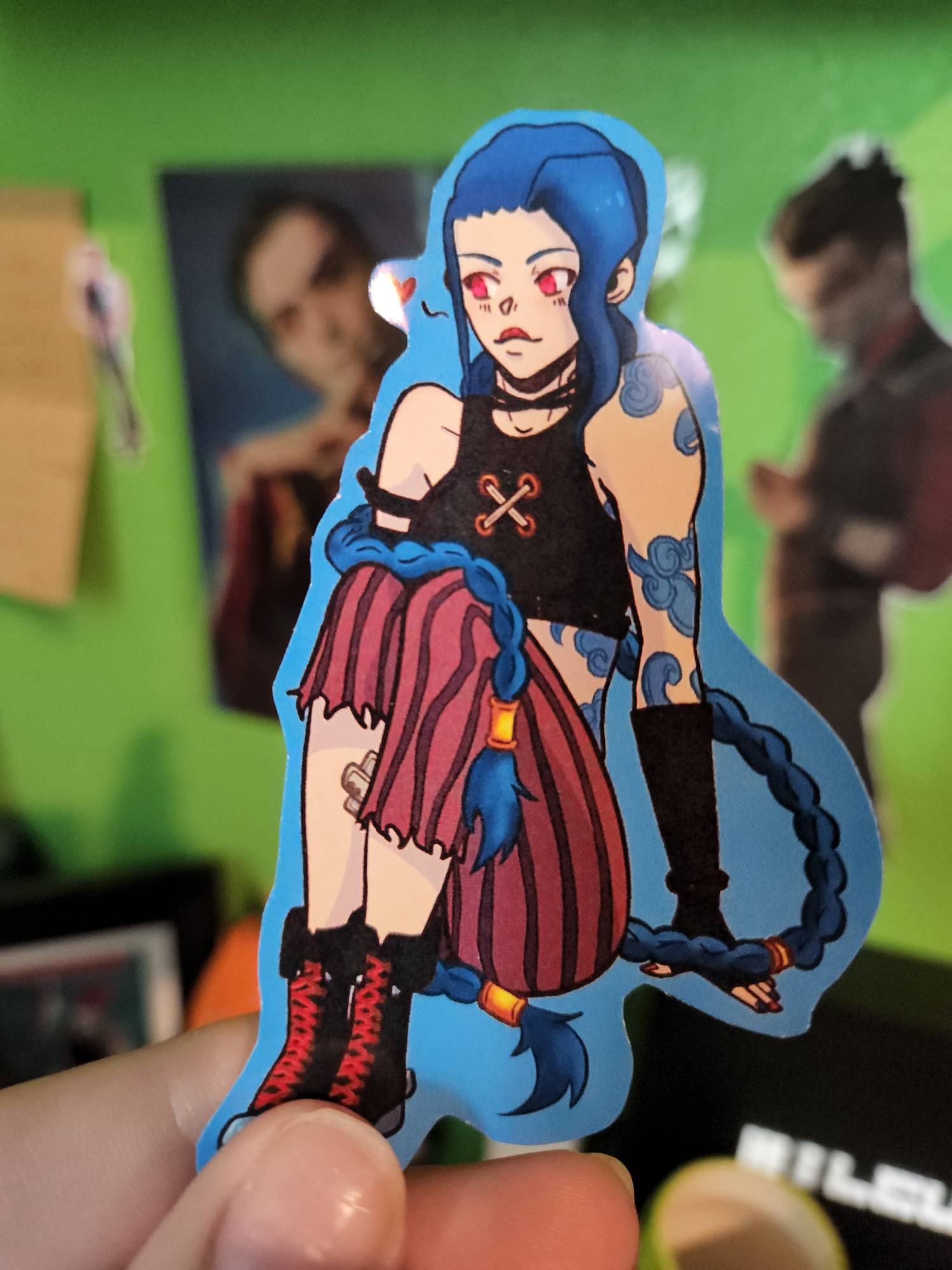 Jinx Sticker by zodiacart15 on DeviantArt