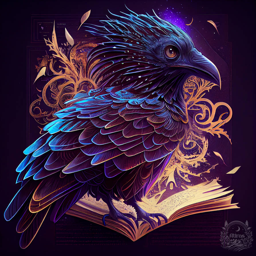 Magical raven by AtirasArts on DeviantArt