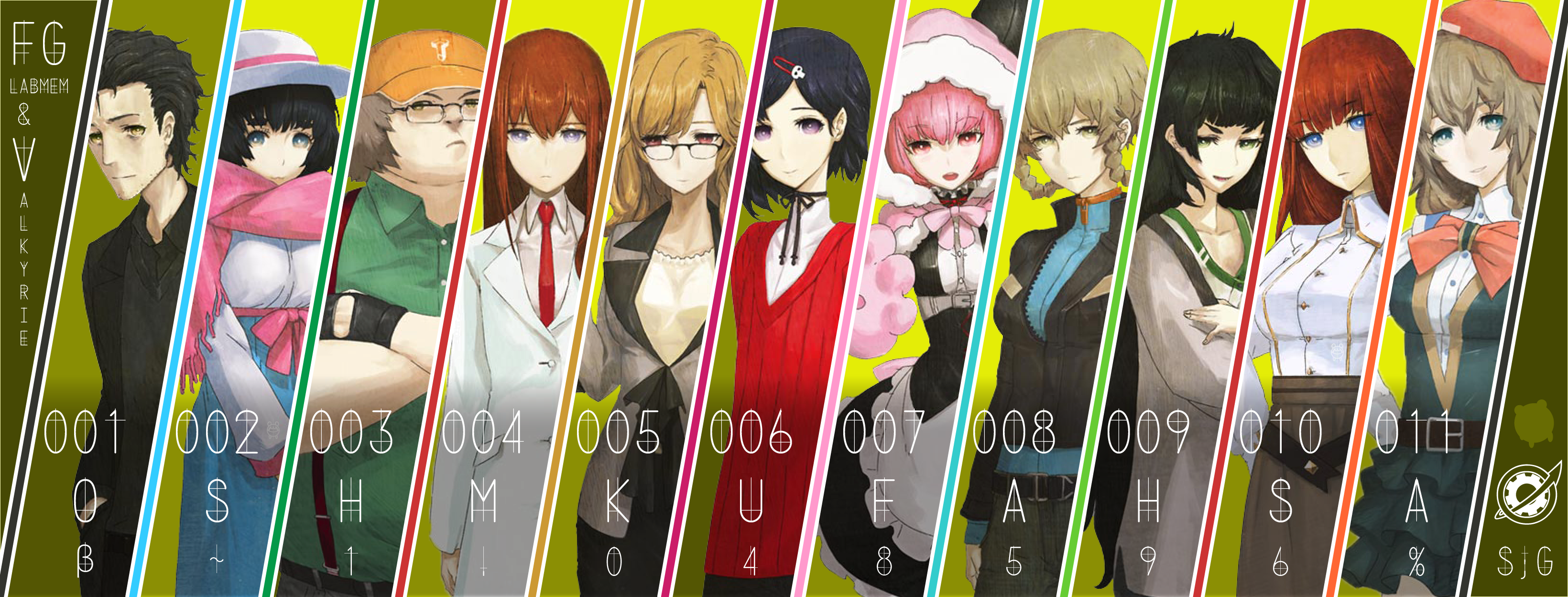 Steins Gate Labmems Valkyries By Idara09 On Deviantart