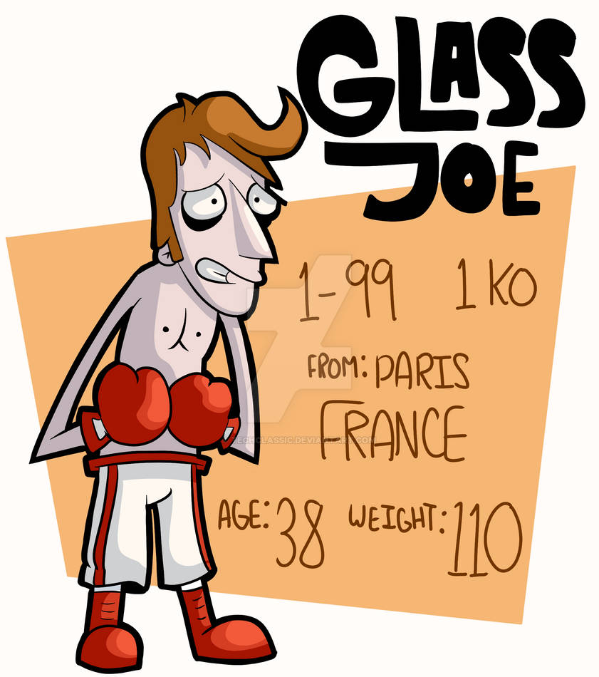 Scratch Out Joe PUNCH OUT: Glass Joe by TechClassic on DeviantArt