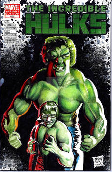 Incredible Hulks Sketch Cover commission