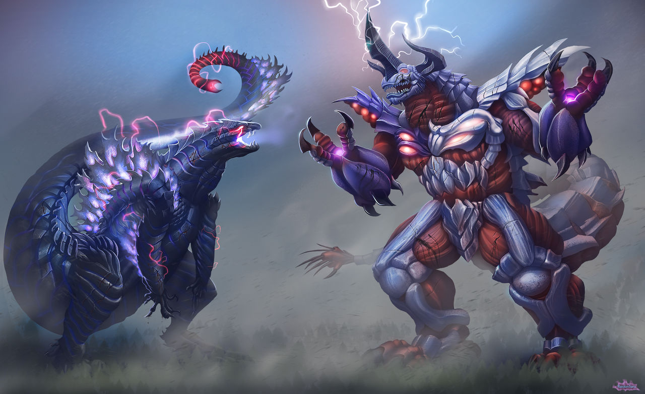 Godzilla VS Bagan by RaidonToru on DeviantArt