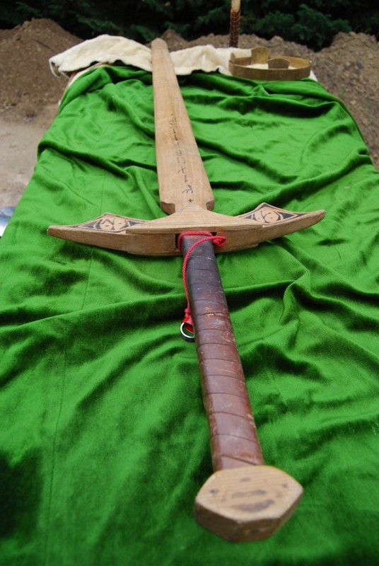 Old wood sword