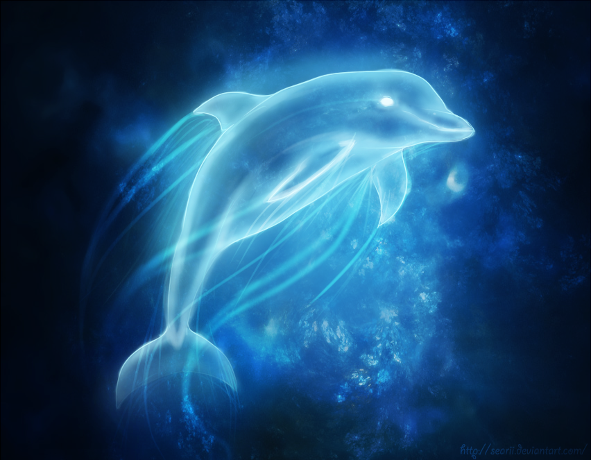 Dolphin Patronus by Maonii on DeviantArt