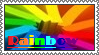 Rainbow stamp