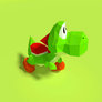 Low-poly Yoshi