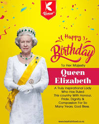 #Happy Birthday to Queen Elizabeth