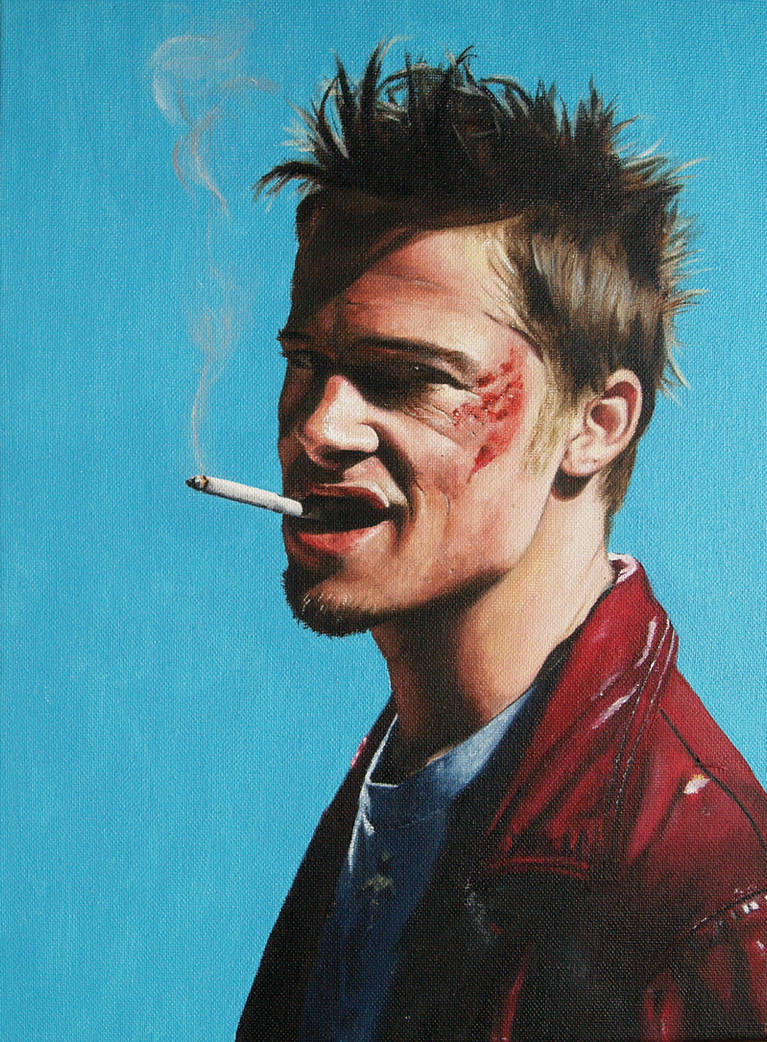 Tyler Durden (Brad Pitt in Fight Club) by agusgusart on DeviantArt.