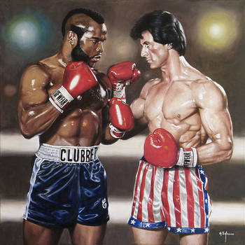 Rocky Balboa vs Clubber Lang by agusgusart