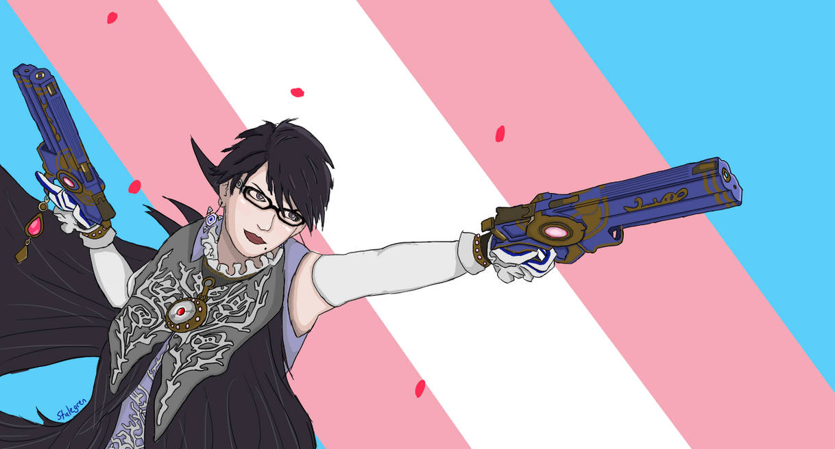 Bayonetta says TRANS RIGHTS!! by StaleGren on DeviantArt