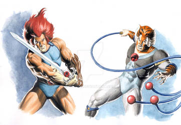 Lion-O and Tygra - Thundercats