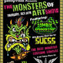 Monsters of Art show Flyer