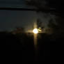 Full moon from my kitchen window