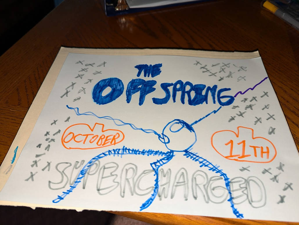 Offspring Supercharged album cover drawing by ATwistintheMyth on DeviantArt