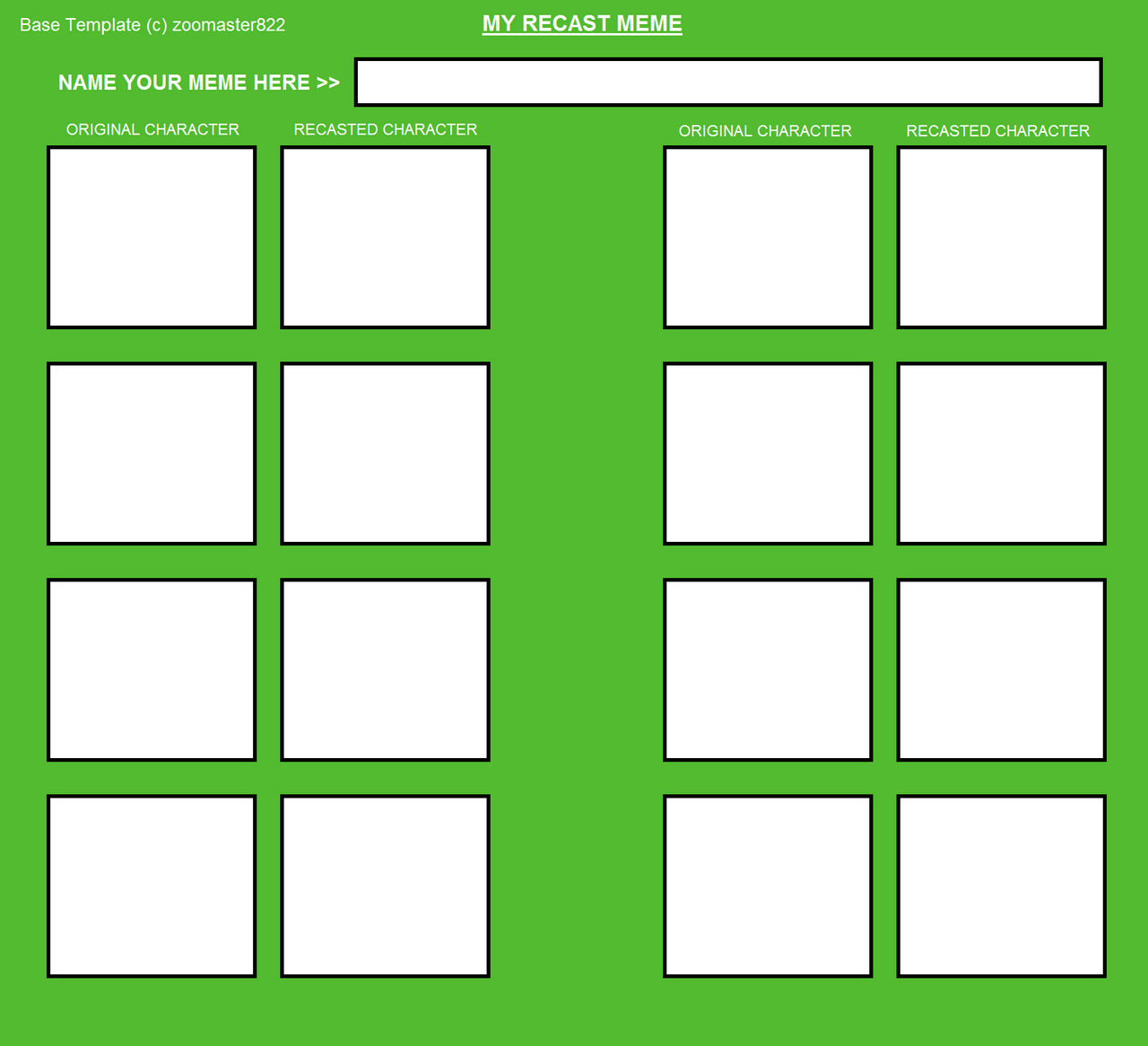 My Recast Meme Base Template by FrankCookiefox on DeviantArt