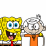 Lincoln Loud and SpongeBob SquarePants