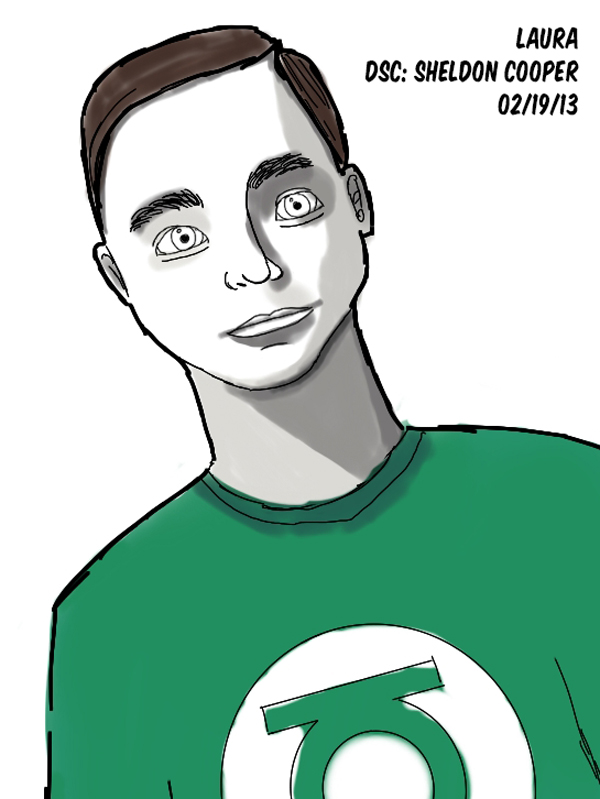 Daily Sketch Challenge: Sheldon Cooper