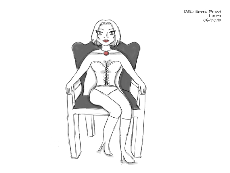 Daily Sketch Challenge: Emma Frost