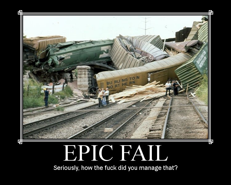 epic train fail