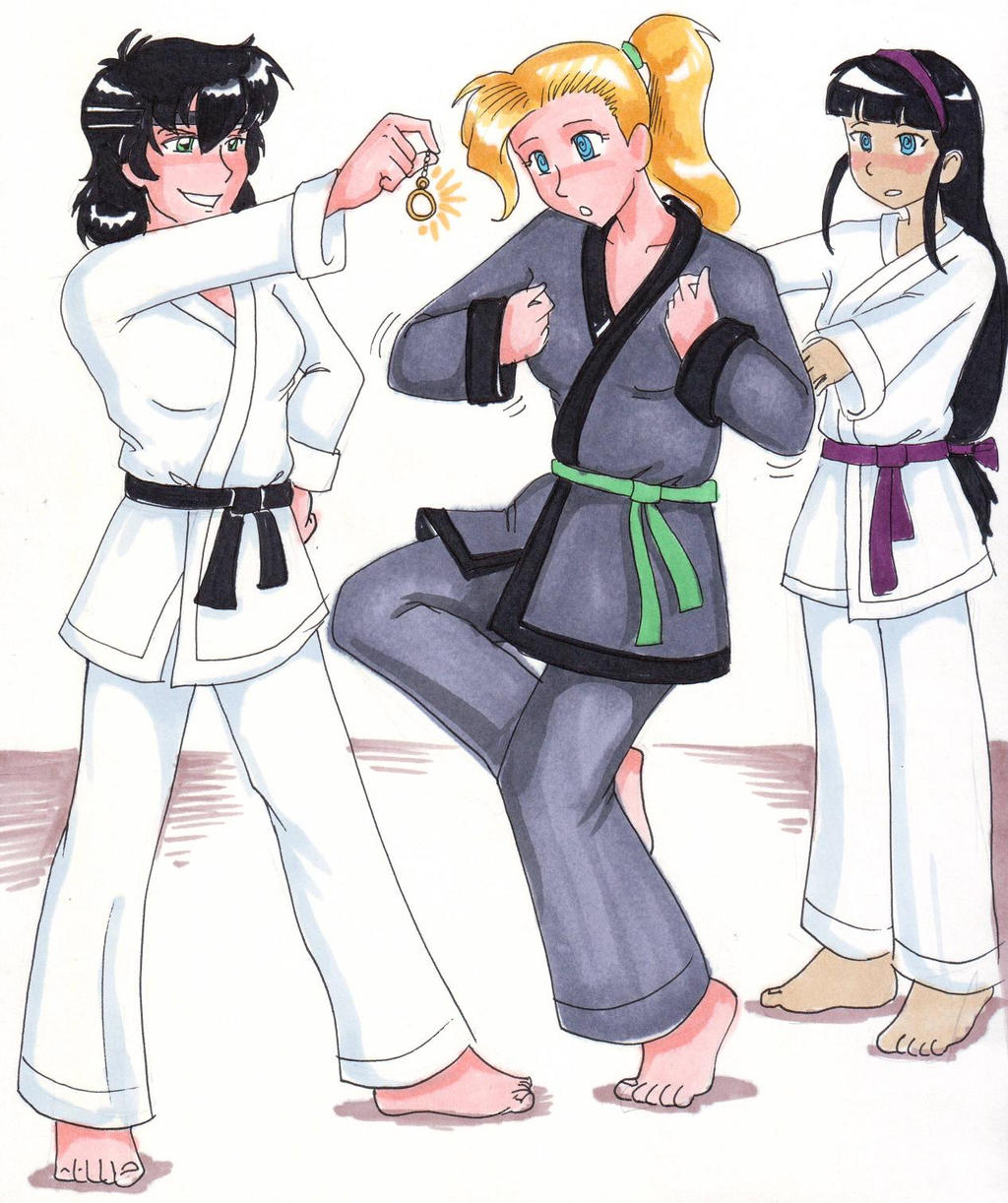 Kylie's hypnotic karate lesson by Sue Chan