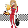 Commission - Serena race car driver