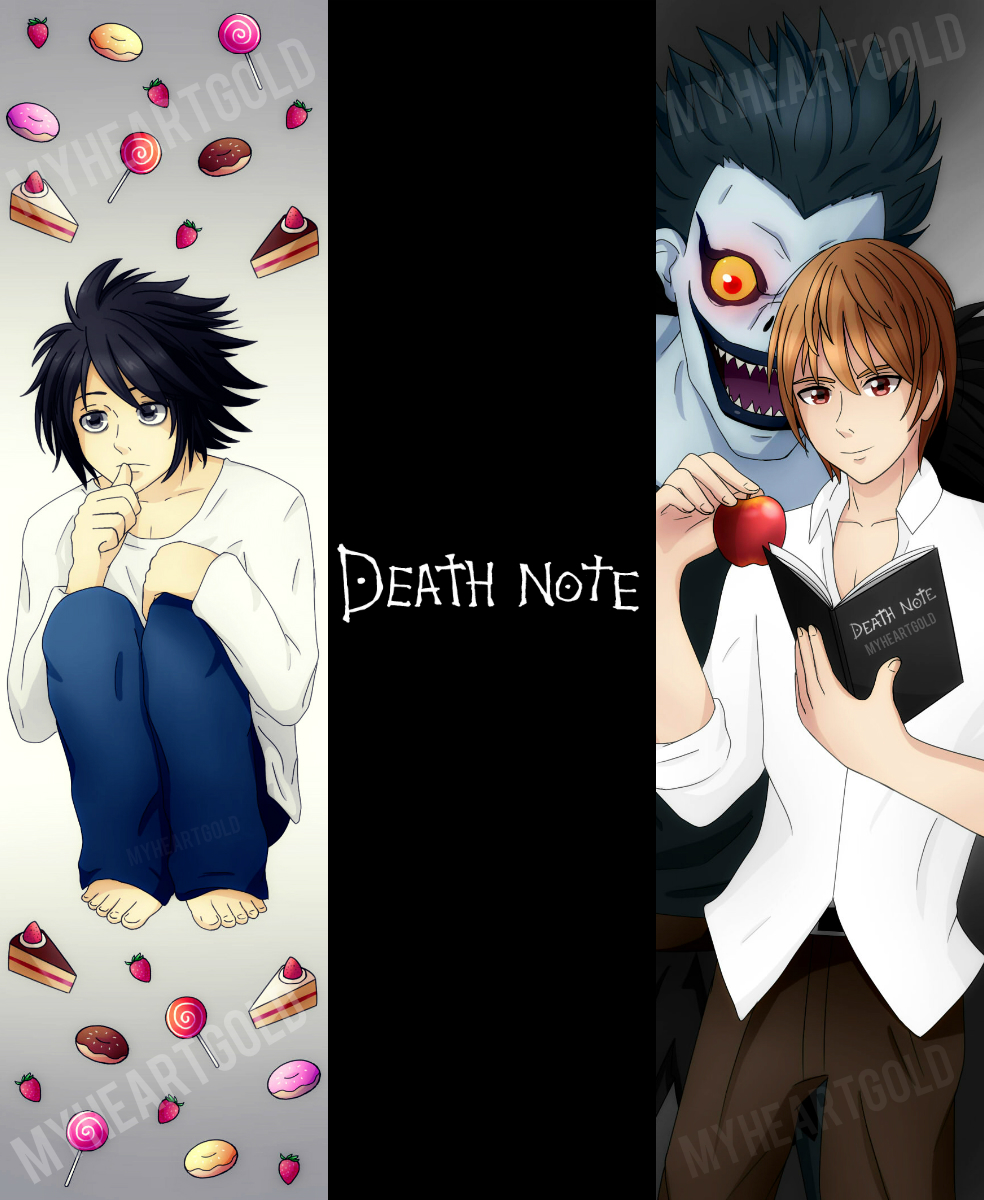 Death Note Bookmarks by MyHeartGold on DeviantArt