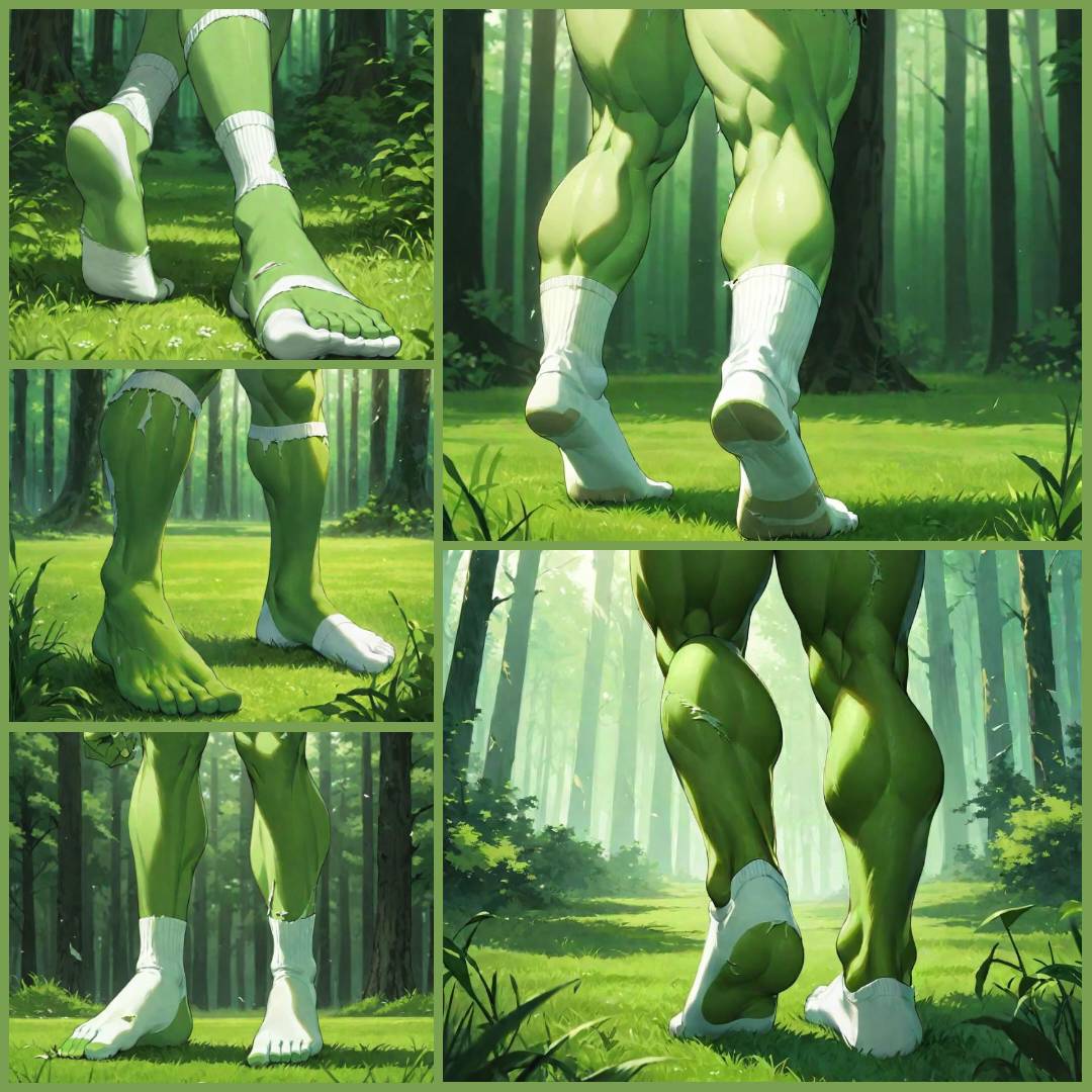 Feet Transform She hulk foot transformation #2 (foot fetish) by populardestoyer12 on ...